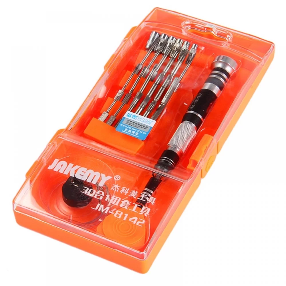 Picture of JAKEMY JM-8142 30 in 1 Aviation Aluminum Interchangeable Screwdriver Set